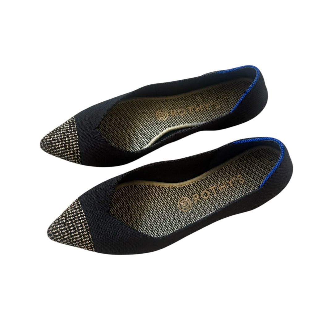 Rothy’s The Point Retired Color Black/Gold Size 9 - Picture 6 of 6